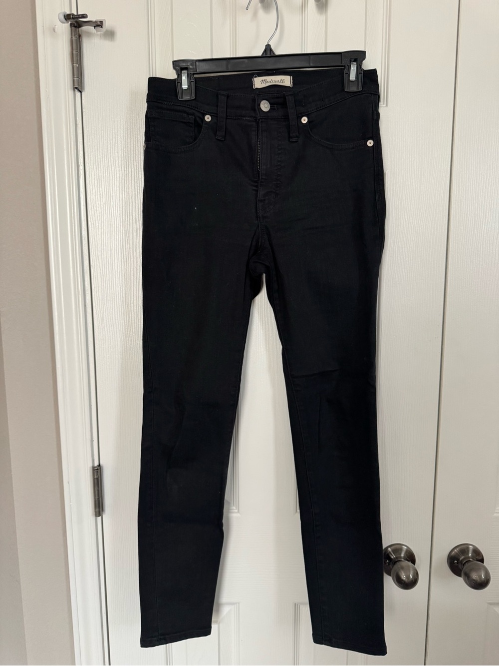Madewell Black Denim High-Rise Jeans